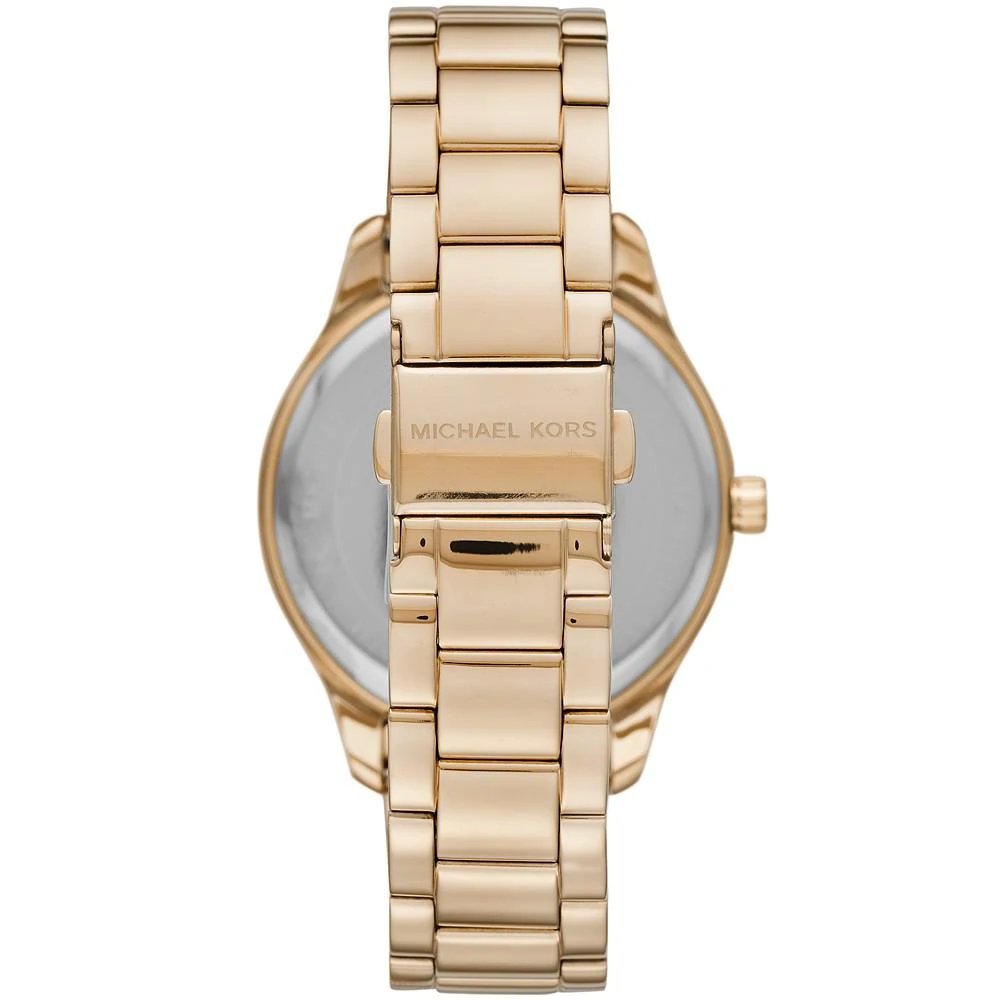 商品Michael Kors|Layton Three-Hand Gold-Tone Stainless Steel Watch,价格¥1348,第2张图片详细描述