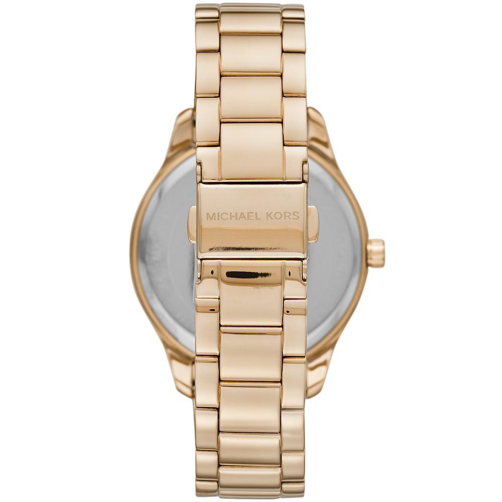 商品Michael Kors|Layton Three-Hand Gold-Tone Stainless Steel Watch,价格¥1684,第4张图片详细描述