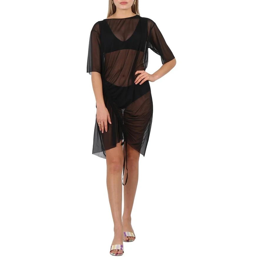 商品Wolford|Ladies Black Transparent Soft Tulle Yoon Beach Cover Up,价格¥403,第1张图片