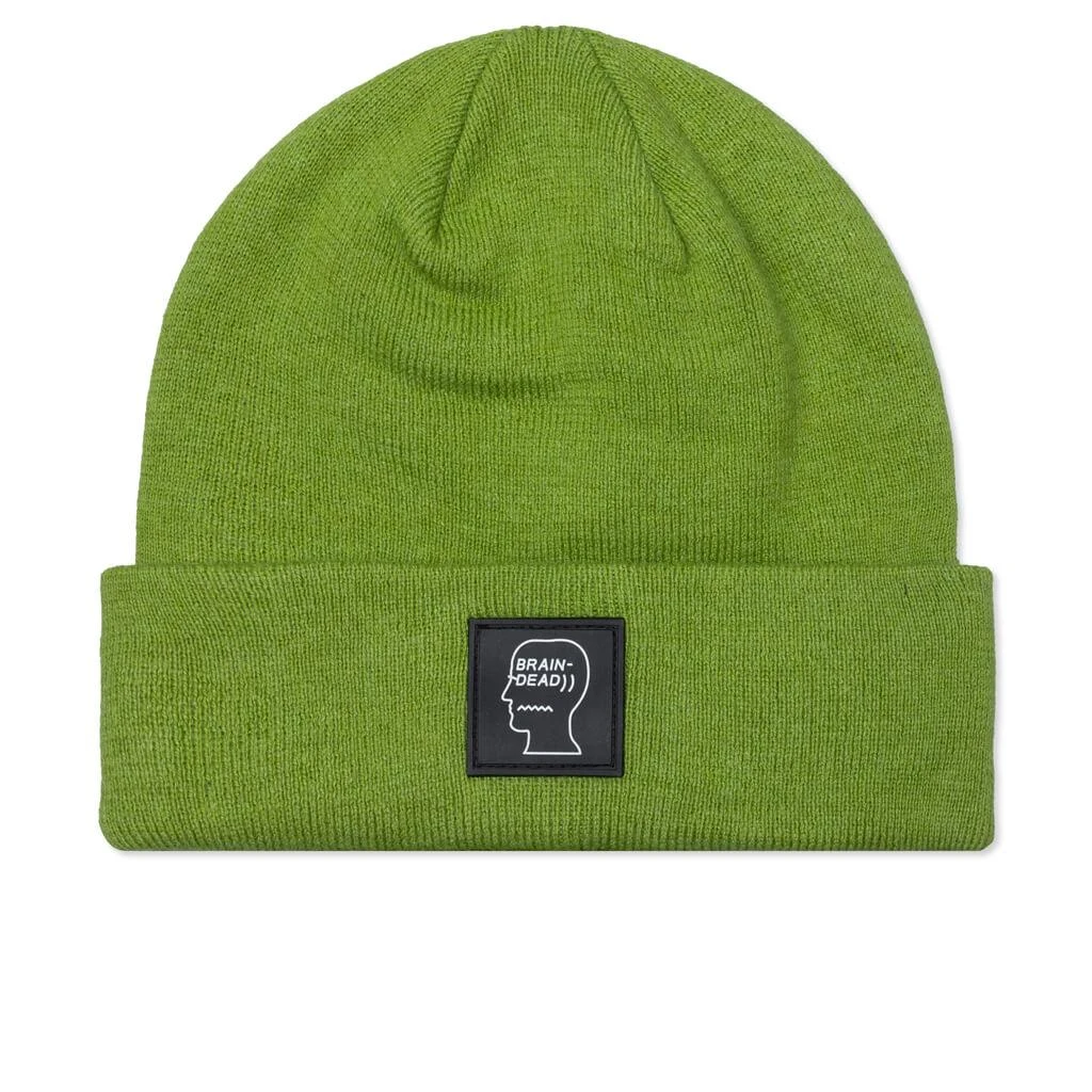 商品Brain Dead|Brain Dead Logo Head Wool Beanie - Apple,价格¥206,第1张图片