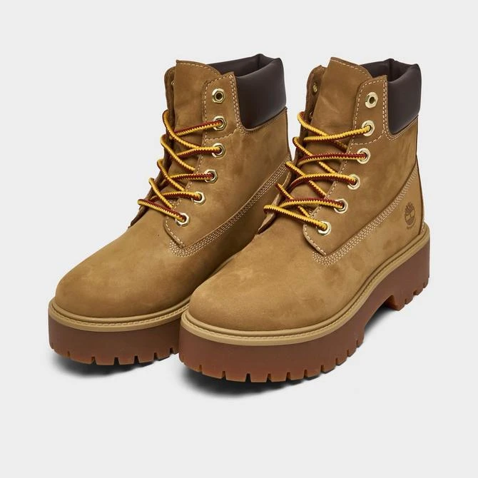 商品Timberland|Women's Timberland Stone Street 6 Inch Waterproof Platform Boots,价格¥1215,第2张图片详细描述