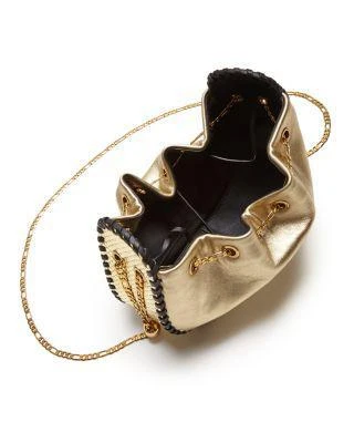 商品Marc Jacobs|MARC JACOBS Sway 54 Metallic Leather Bucket Bag,价格¥2383,第3张图片详细描述