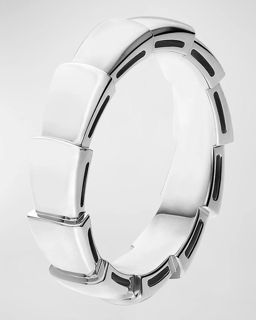商品BVLGARI|Serpenti Viper Wedding Band Ring in 18k White Gold, EU 62 / US 10,价格¥14970,第1张图片