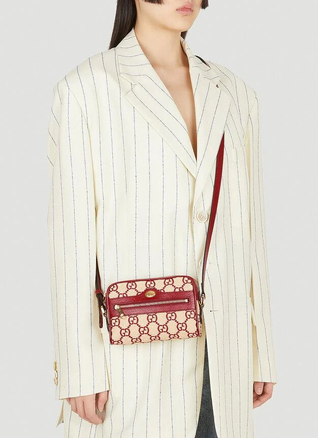 商品Gucci|Ophidia GG Mini Shoulder Bag in Cream,价格¥8937,第2张图片详细描述