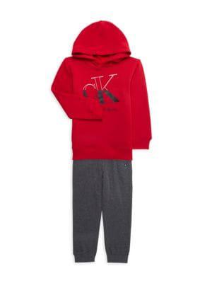 ​Little Boy’s 2-Piece Hoodie & Joggers Set商品第1张图片规格展示