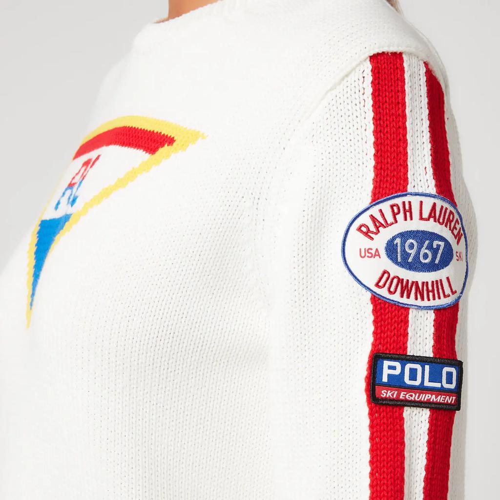 商品Ralph Lauren|Polo Ralph Lauren Women's Ski Long Sleeve Pullover - Cream Multi,价格¥815,第6张图片详细描述