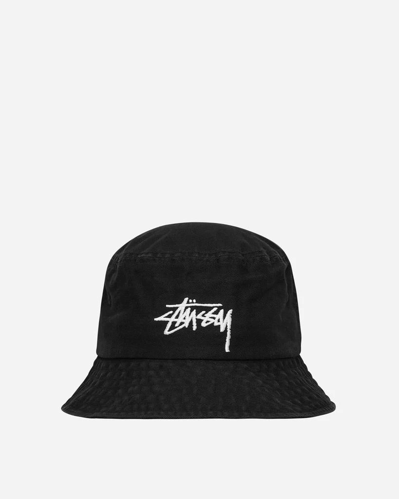 商品STUSSY|Big Stock Bucket Hat Black,价格¥348,第1张图片