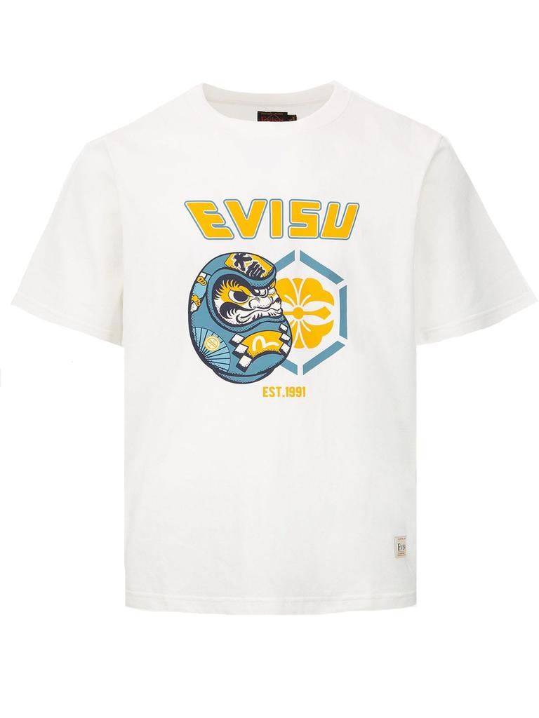 Evisu White Cotton T-shirt商品第1张图片规格展示