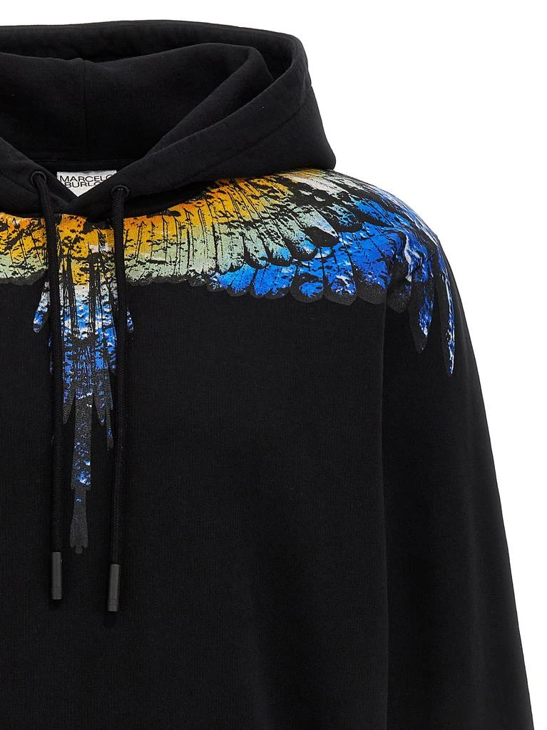 商品Marcelo Burlon|Marcelo Burlon County of Milan Icon Wings Drawstring Hoodie,价格¥1782,第3张图片详细描述