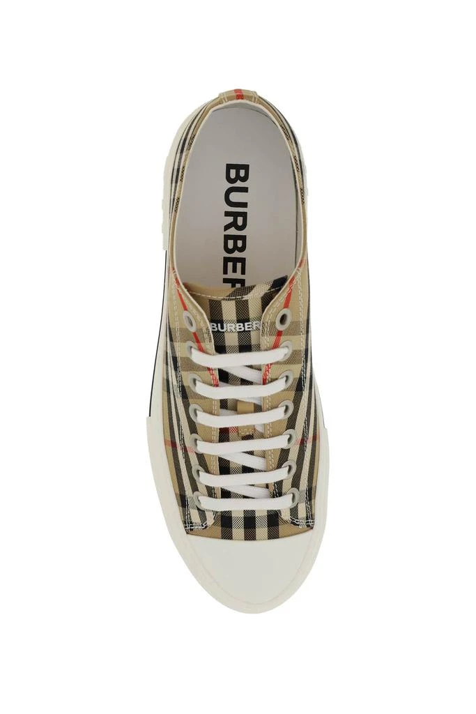 商品Burberry|Burberry vintage check canvas sneakers,价格¥3596,第2张图片详细描述