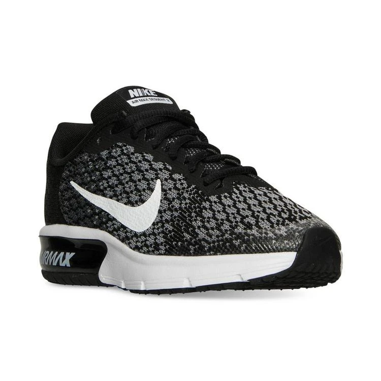 商品NIKE|男童Boys' Air Max Sequent 2 Running Sneakers from Finish Line,价格¥225,第2张图片详细描述