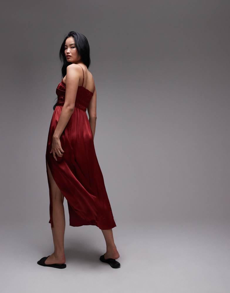faelyn silk maxi dress AllSaints Faelyn Silk Maxi Dress