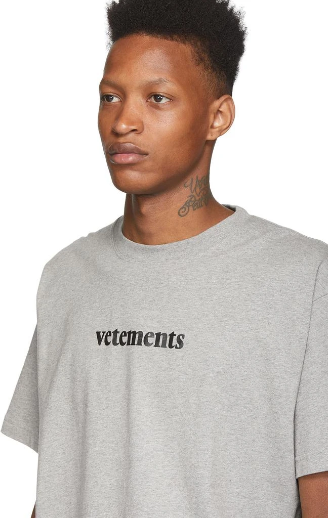 商品Vetements|Grey Postage T-Shirt,价格¥1360,第4张图片详细描述