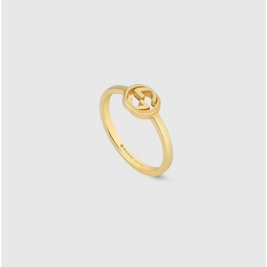 商品Gucci|Interlocking G 18K Ring,价格¥5197,第1张图片
