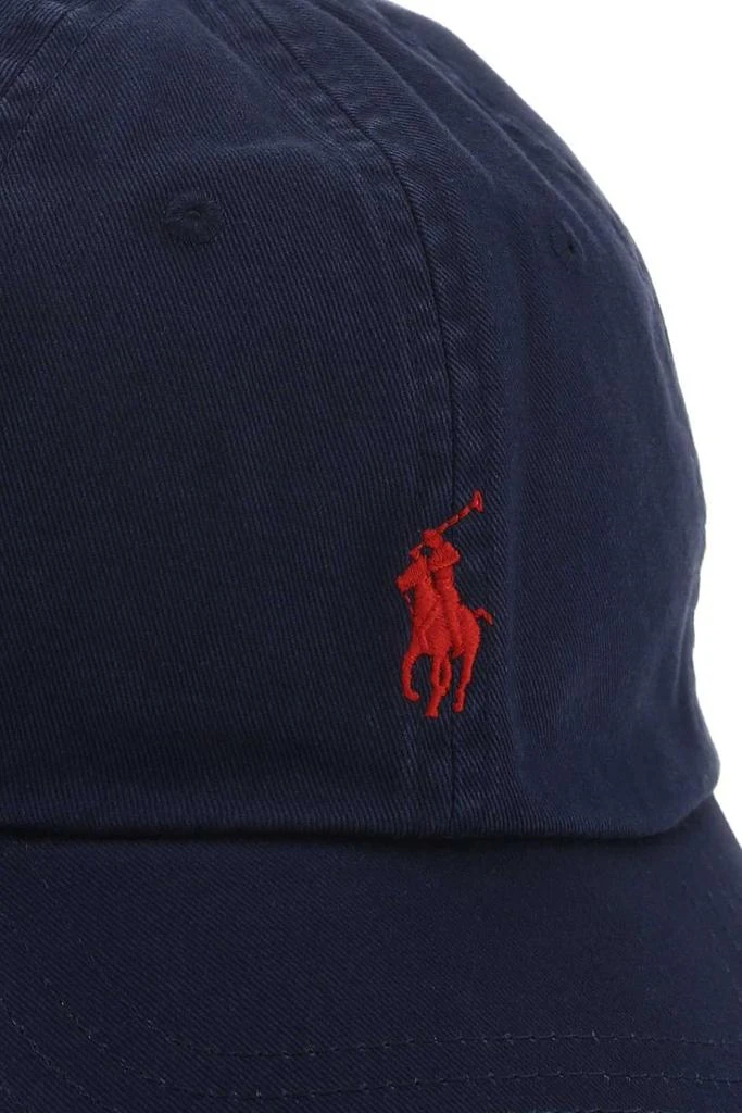 商品Ralph Lauren|Polo Ralph Lauren Logo Embroidered Curved Peak Baseball Cap,价格¥372,第4张图片详细描述