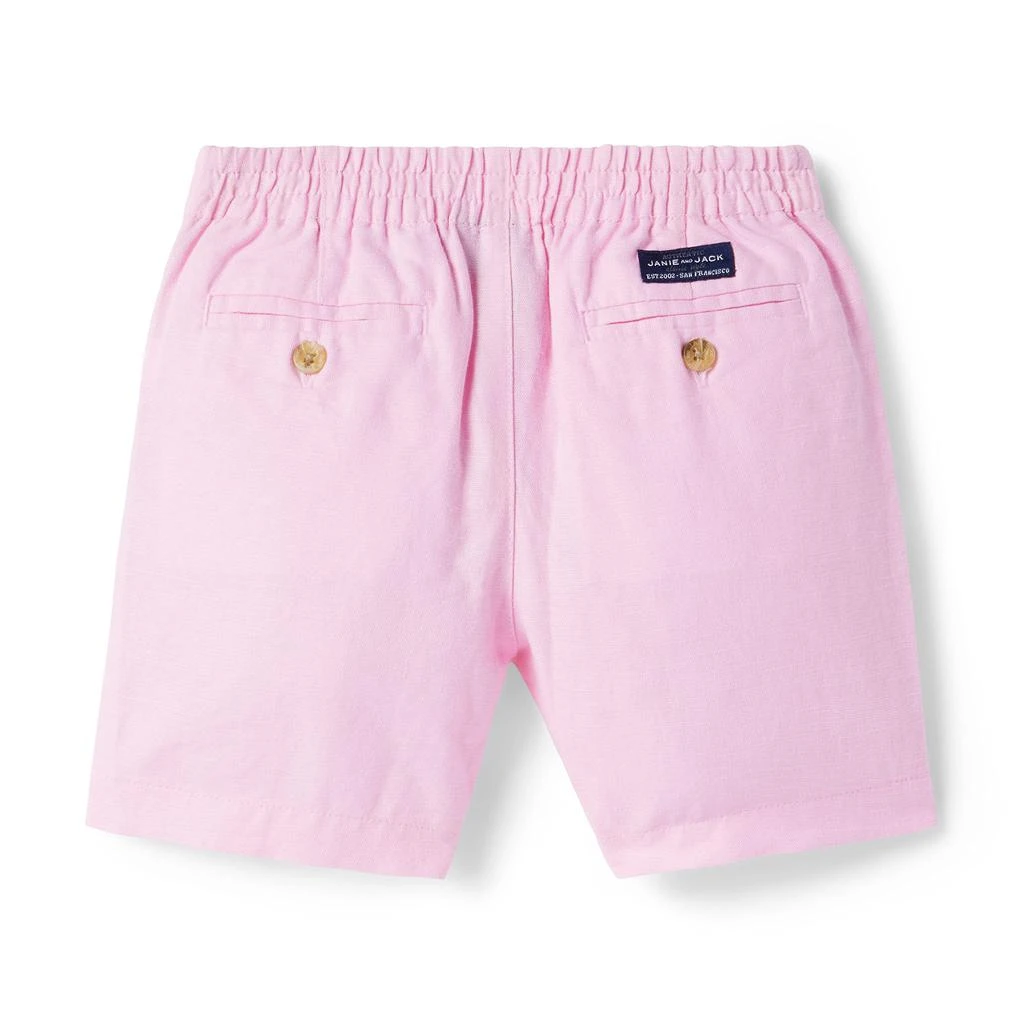 商品Janie and Jack|Linen Pull-On Shorts (Toddler/Little Kids/Big Kids),价格¥249,第2张图片详细描述