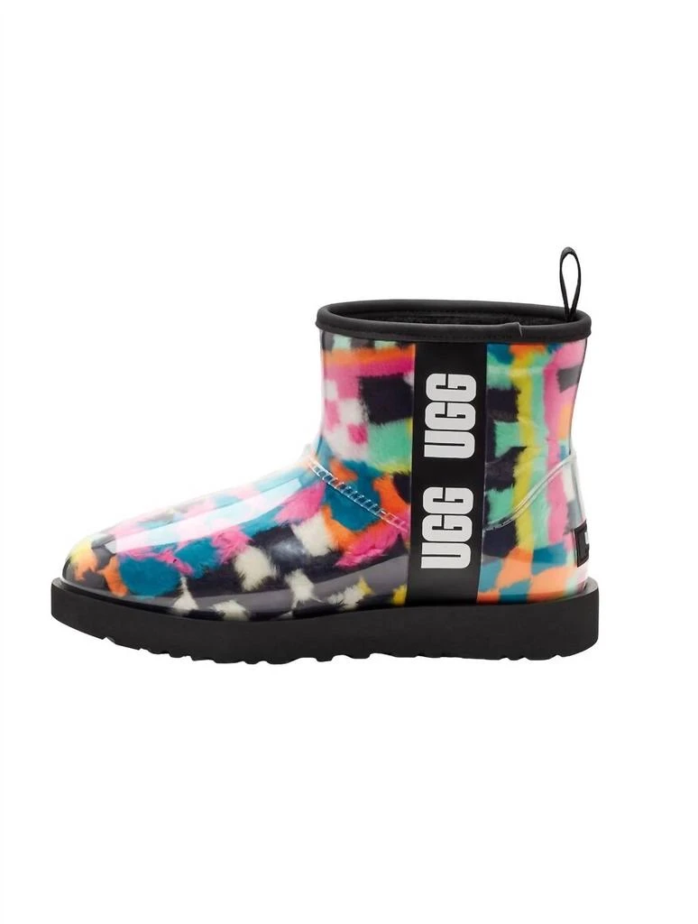 商品UGG|Classic Clear Mini Checks Bootie in Black Multi,价格¥1048,第2张图片详细描述