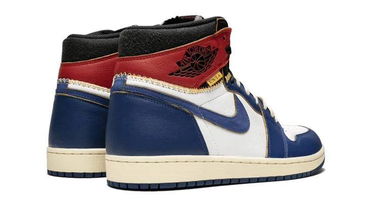 商品Jordan|AIR JORDAN 1 RETRO HI NRG / UN 红蓝黑 拼接,价格¥15910-¥30339,第4张图片详细描述