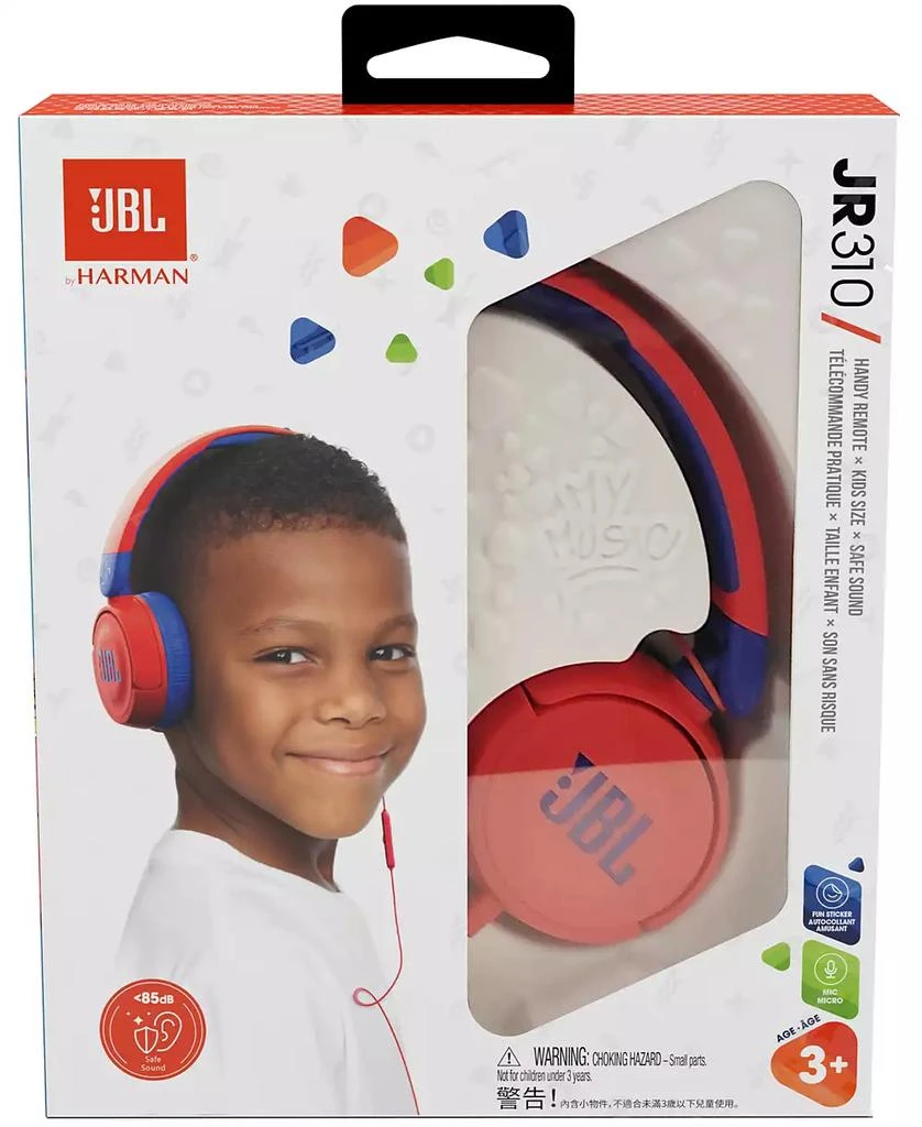 商品JBL|Jr 310 Youth on Ear Wired Headphones,价格¥112,第5张图片详细描述