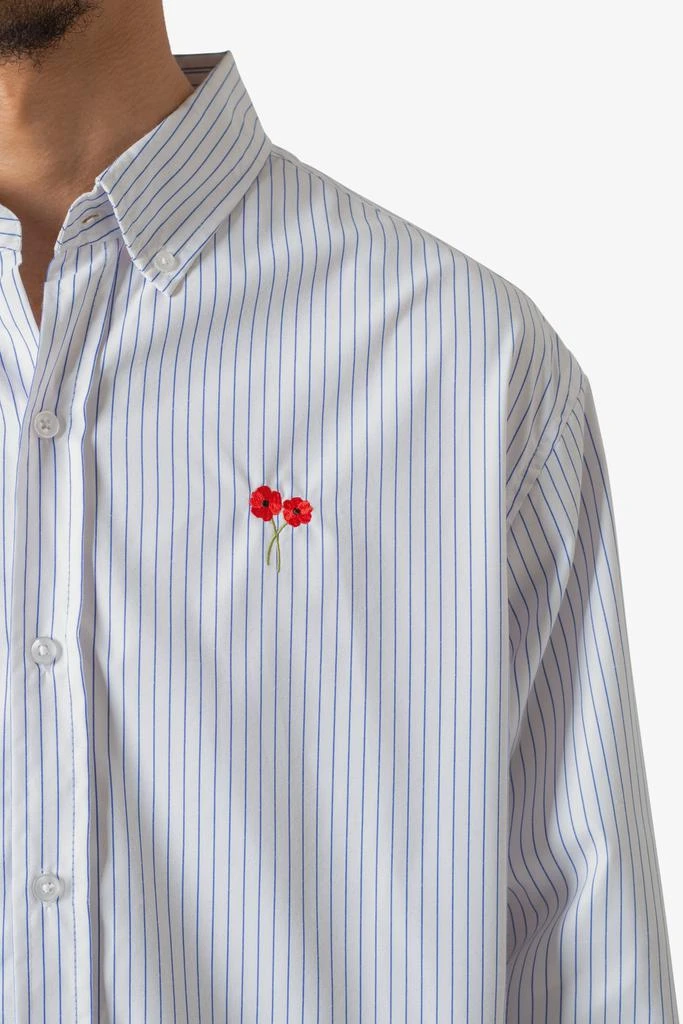 Poppy Striped Oxford Shirt - Blue/White 商品