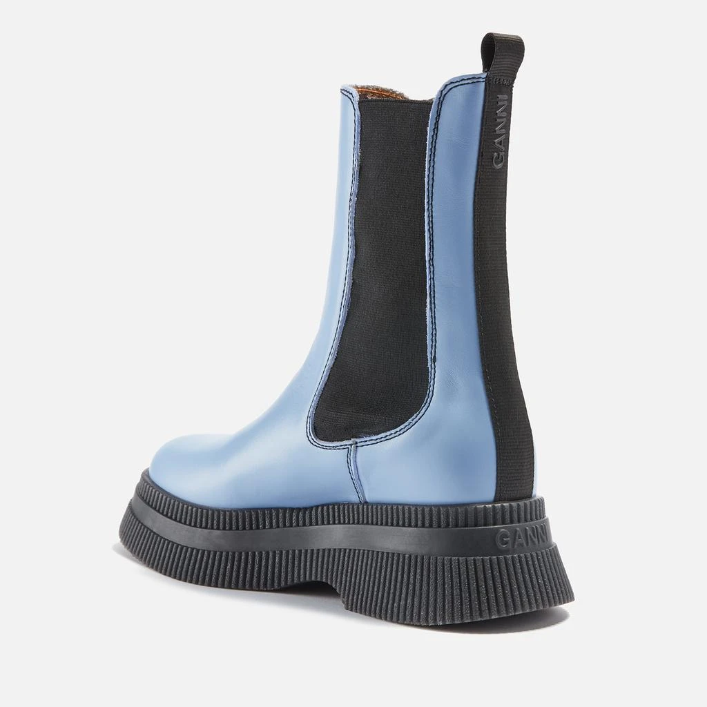 商品Ganni|Ganni Women's Mid Leather Chelsea Boots,价格¥1168,第3张图片详细描述