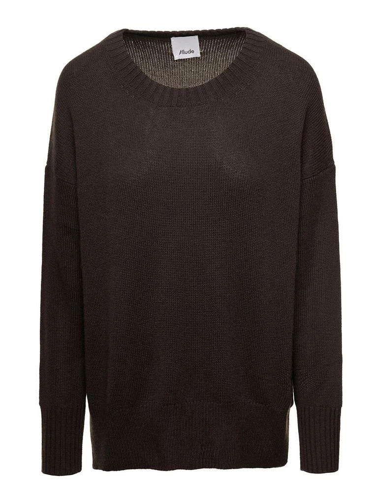 商品Allude|Allude Crewneck Knitted Jumper,价格¥1968,第1张图片