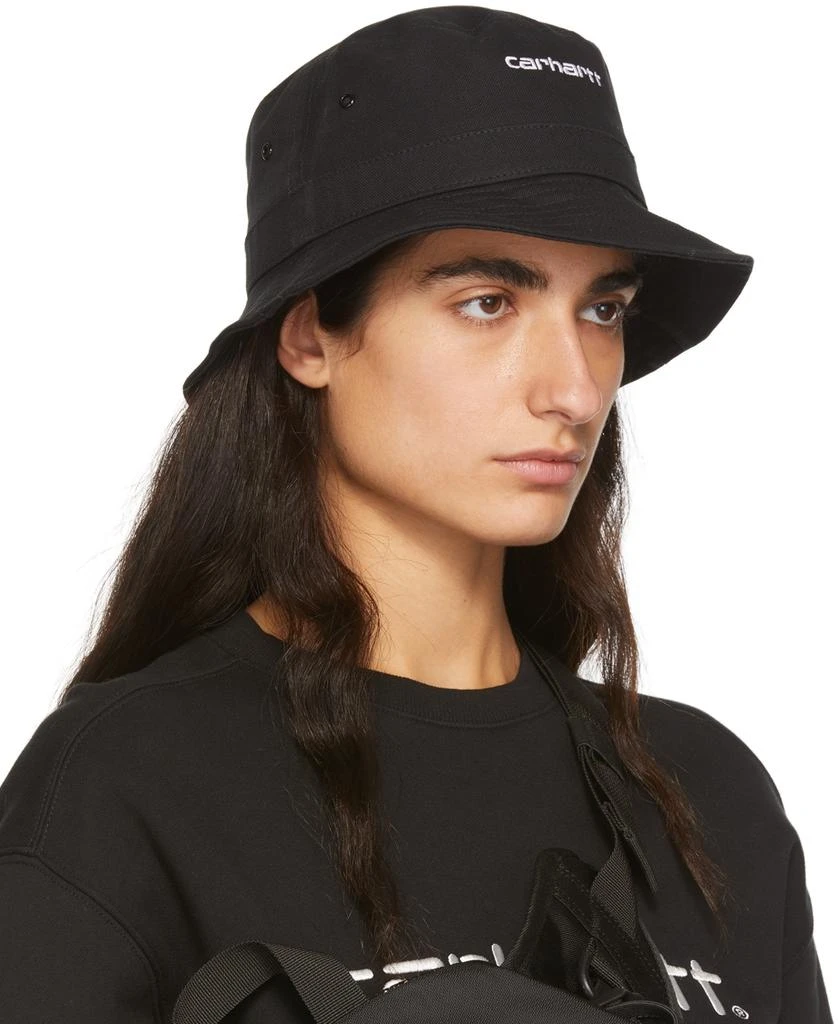 商品Carhartt WIP|Black Script Bucket Hat,价格¥244,第2张图片详细描述