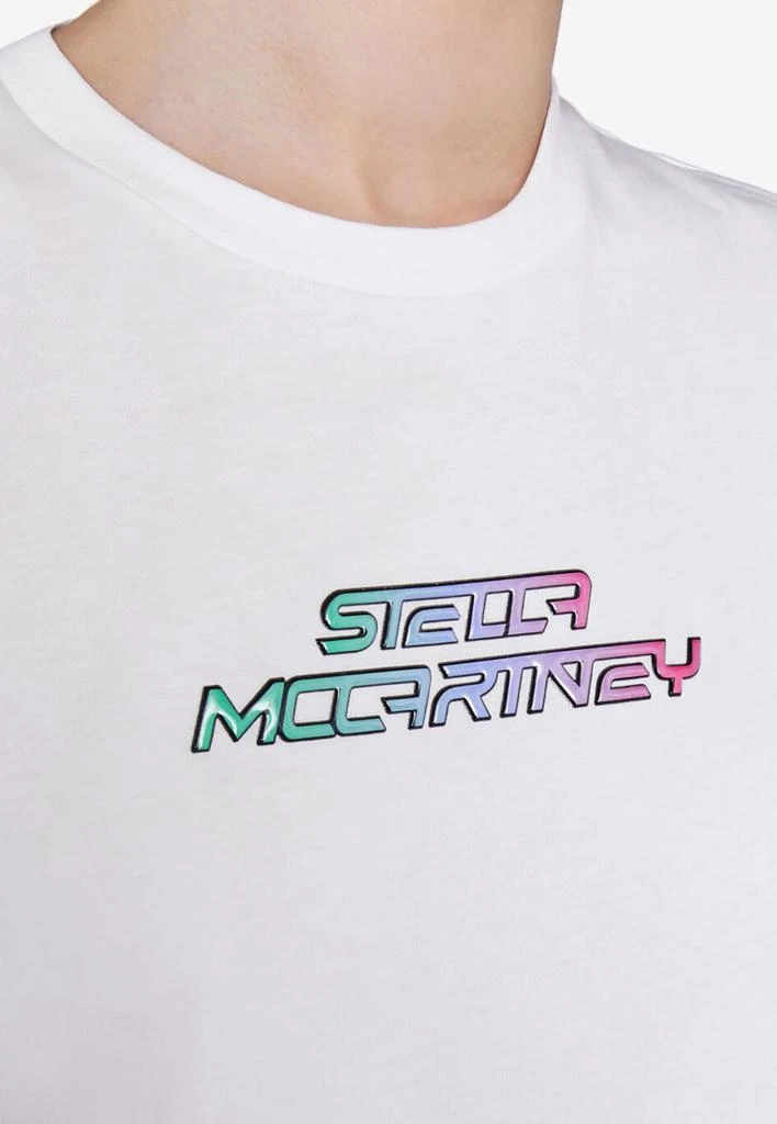 商品Stella McCartney|Gel Logo Lettering Crewneck T-shirt,价格¥1255,第3张图片详细描述