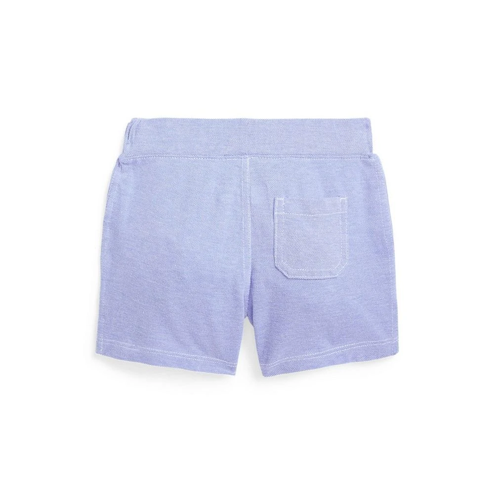 商品Ralph Lauren|Baby Boys Knit Oxford Drawstring Shorts With Pockets,价格¥257,第2张图片详细描述