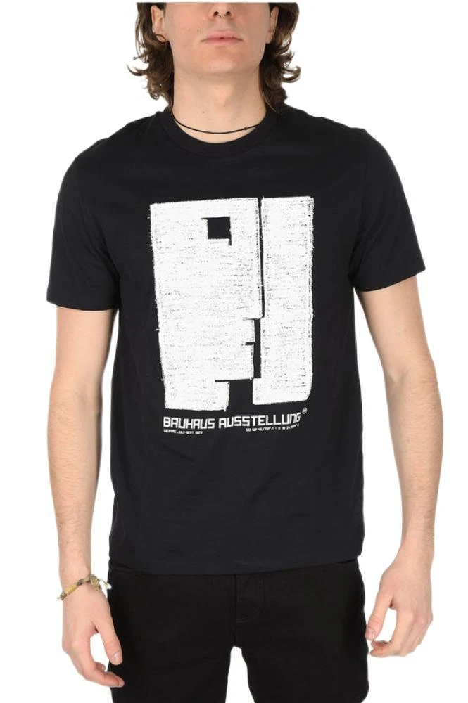 商品Neil Barrett|Neil Barrett Mens Black Other Materials T-Shirt,价格¥2767,第1张图片