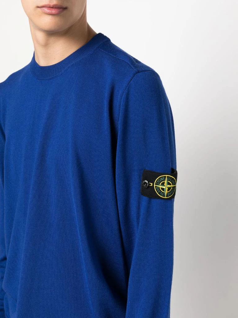 商品Stone Island|STONE ISLAND - Wool Pullover With Logo,价格¥2345,第3张图片详细描述