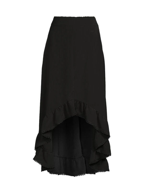 商品AREA|Kelli Ruffle High Low Skirt,价格¥318,第3张图片详细描述