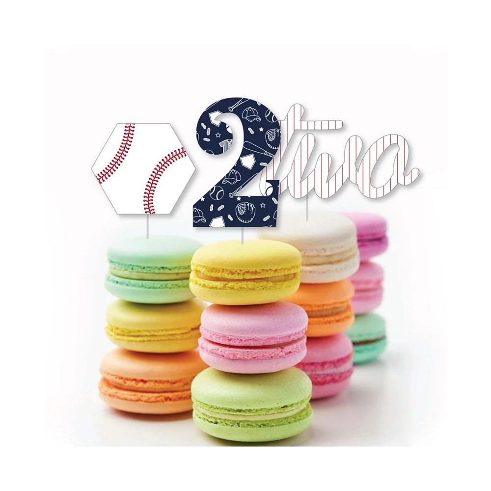 商品Big Dot of Happiness|2nd Birthday Batter Up - Baseball - DIY Shaped Birthday Party Cut-Outs - 24 Ct,价格¥90,第3张图片详细描述