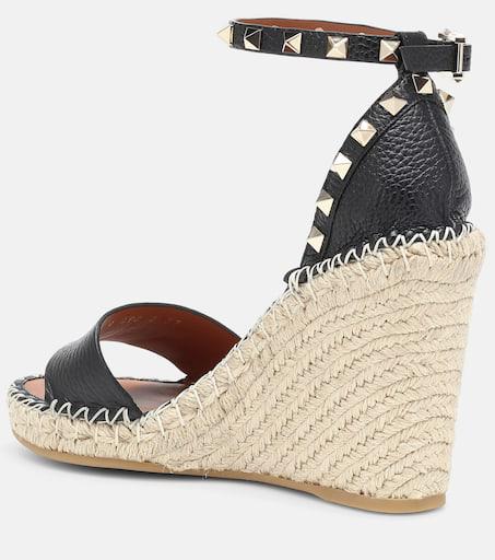 Valentino Valentino Garavani Rockstud leather wedge