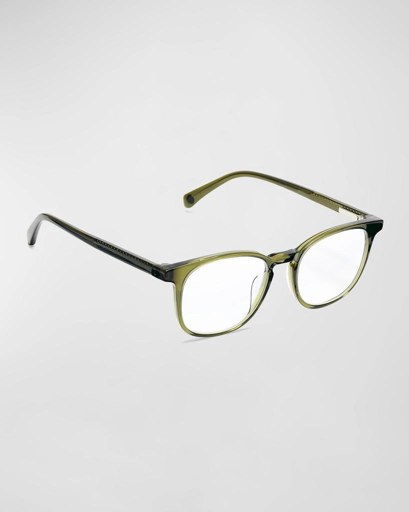商品Eyebobs|Boardroom Oversized Square Acetate Reader Glasses,价格¥742,第1张图片