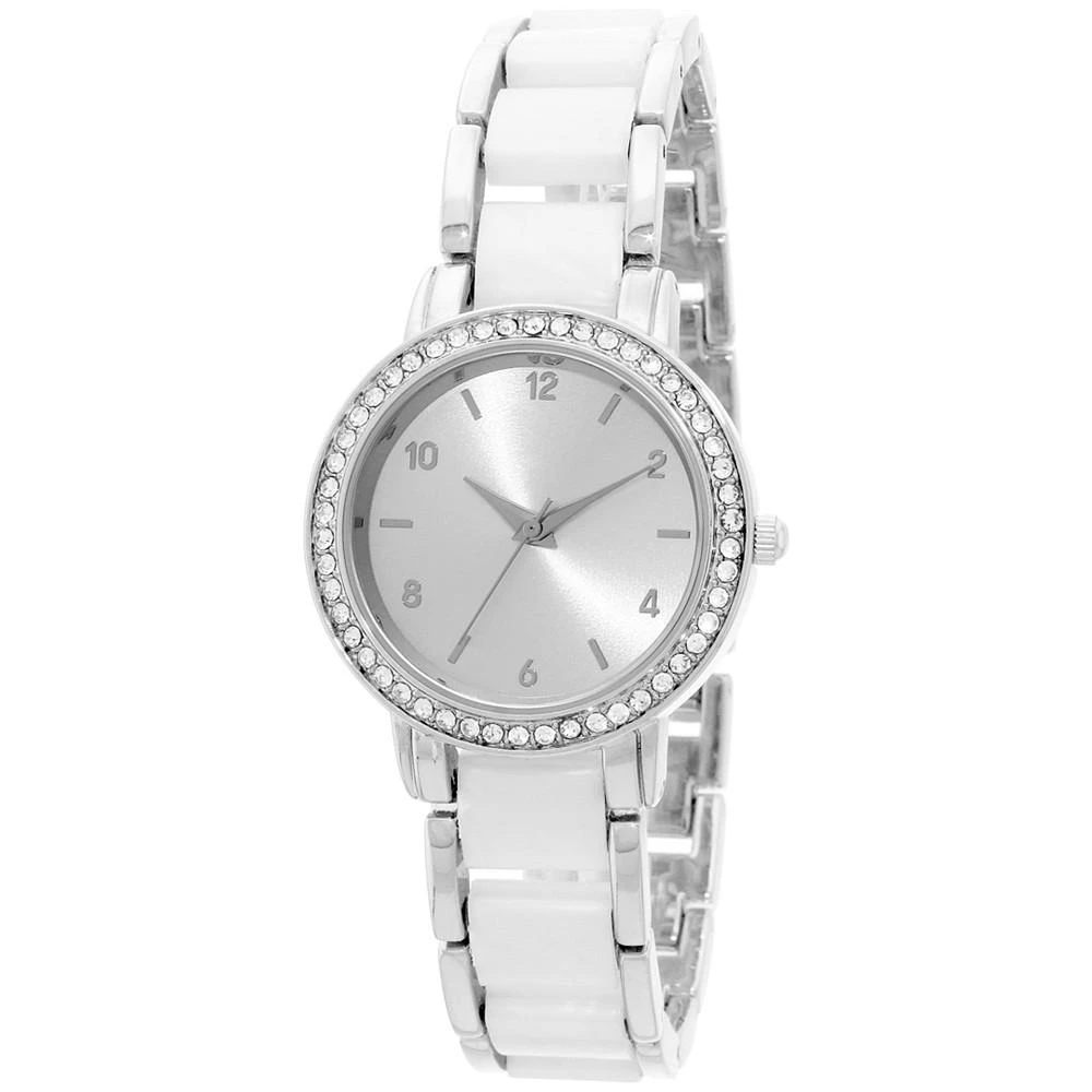 商品Charter Club|Women's Silver-Tone Bracelet Watch 30mm, Created for Macy's,价格¥237,第1张图片