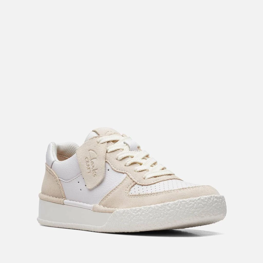 商品Clarks|Clarks Women's CraftCup Leather and Suede Trainers,价格¥512,第2张图片详细描述