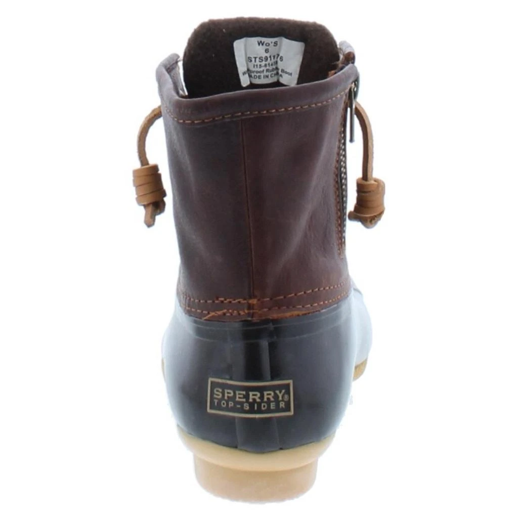 商品Sperry|Saltwater Womens Leather Ankle Rain Boots,价格¥311,第3张图片详细描述