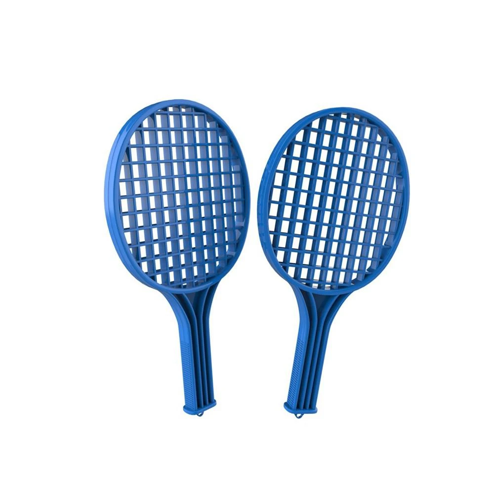 商品Trademark Global|Hey Play Rope Ball Tether Swing Game - Complete Set With Pole, 2 Racquets And Ball With String-Fun Classic Outdoor Activity For Kids And Adults,价格¥377,第5张图片详细描述