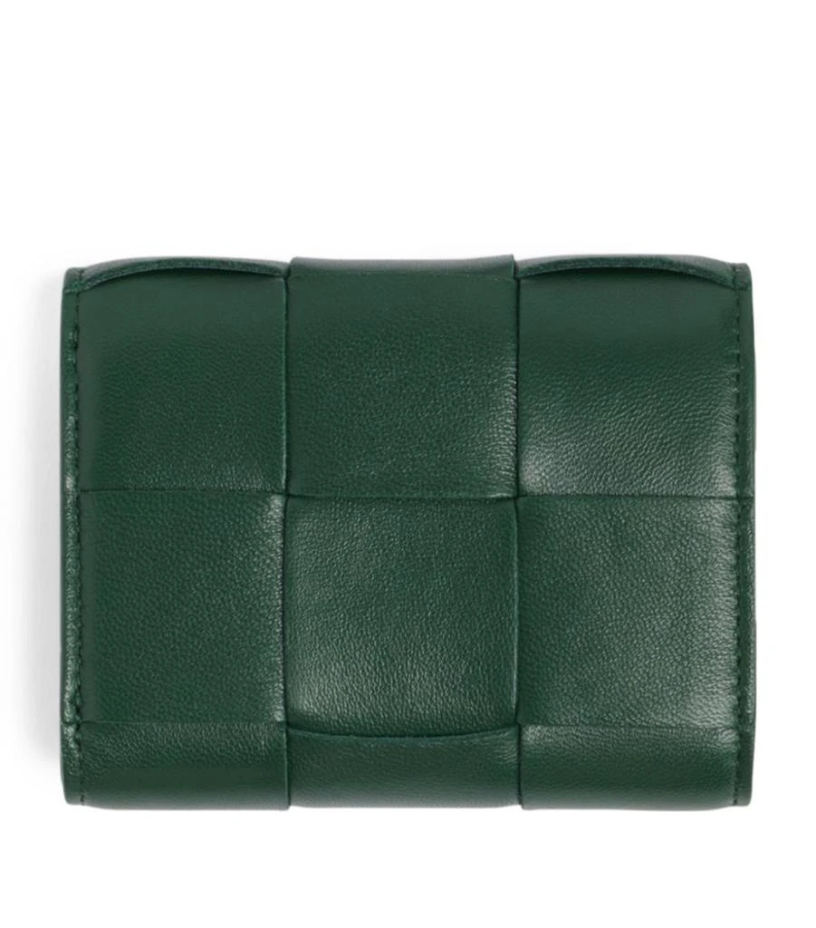 商品Bottega Veneta|Leather Intreccio Trifold Wallet,价格¥5152,第3张图片详细描述