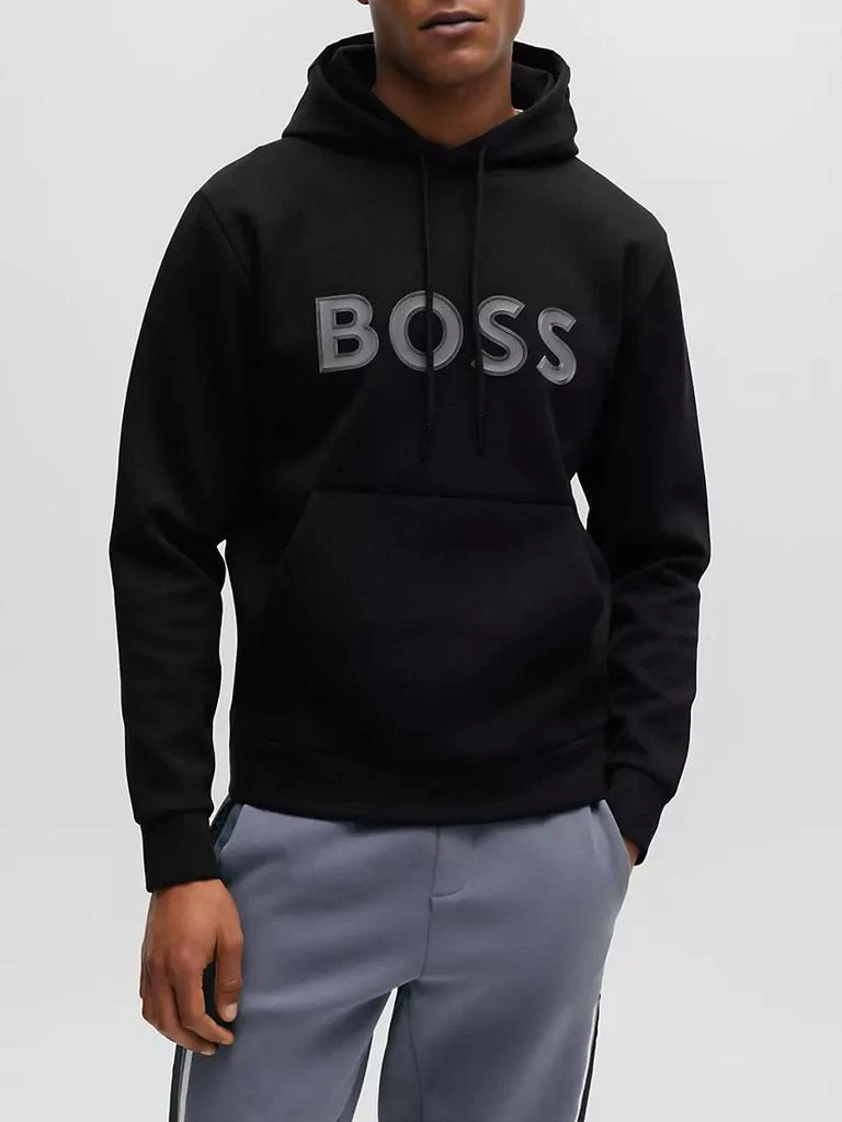 商品Hugo Boss|Hoodie with Logo Print,价格¥1460,第3张图片详细描述