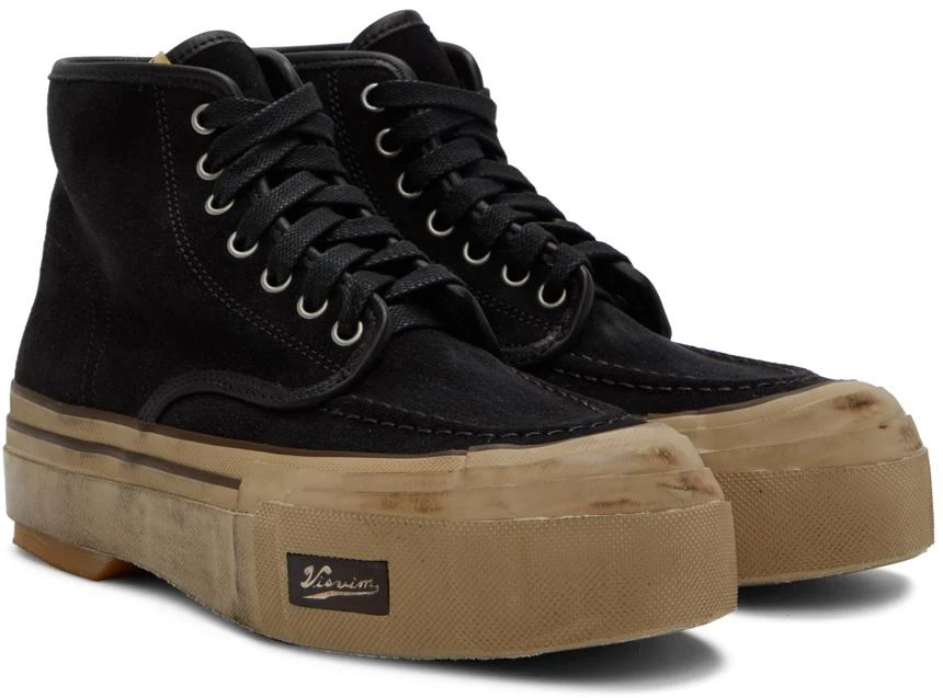 商品VisVim|Black Liskamm G.Pattern-Folk Sneakers,价格¥5520,第4张图片详细描述