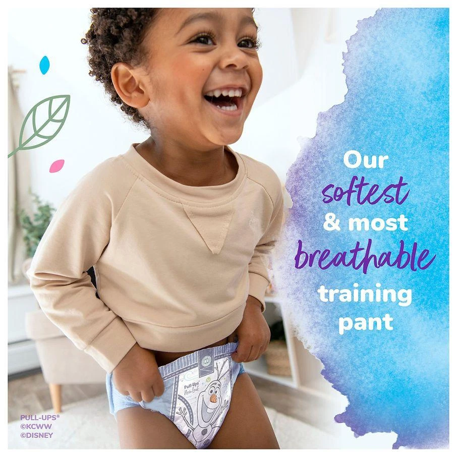 商品Huggies Pull-Ups|New Leaf Boys' Disney Frozen Potty Training Pants 2T-3T,价格¥112,第2张图片详细描述