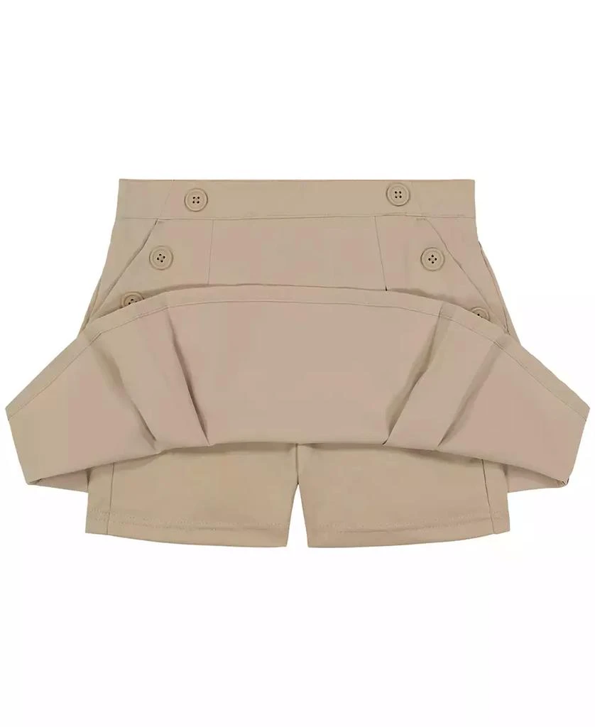 商品Nautica|Big Girls Uniform Button Pockets Elastic Waist Scooter Skorts,价格¥169,第3张图片详细描述
