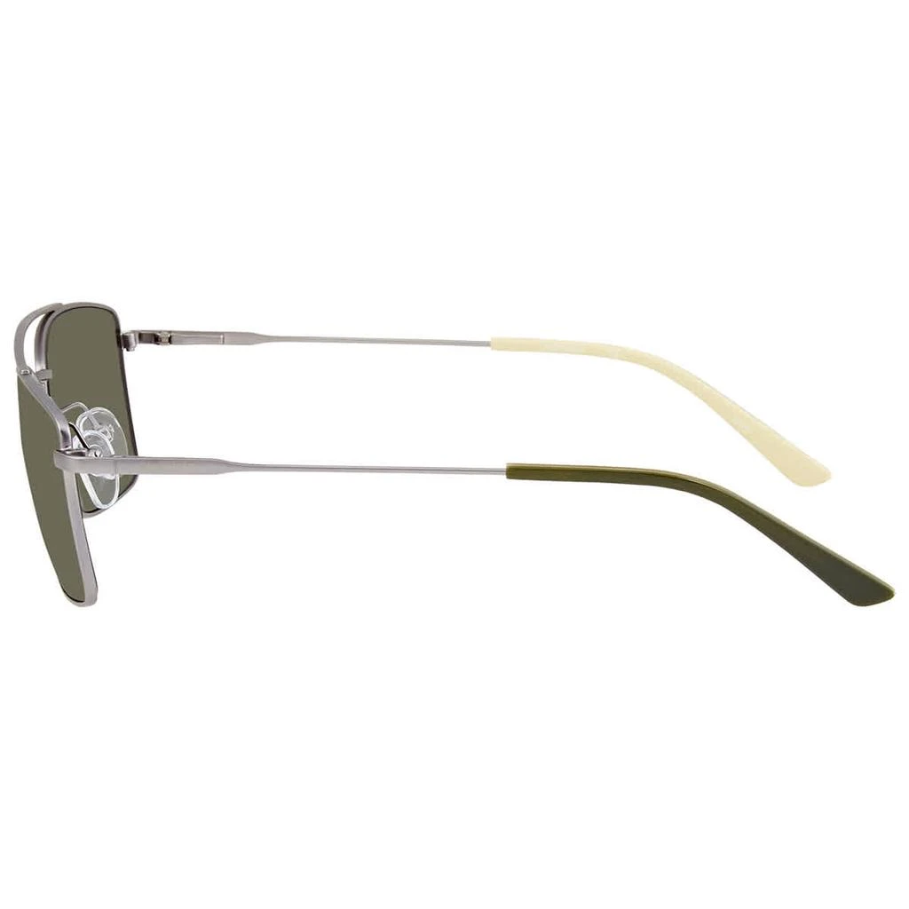 商品Calvin Klein|Calvin Klein Green Rectangular Mens Sunglasses CK18117S 008 56,价格¥296,第3张图片详细描述
