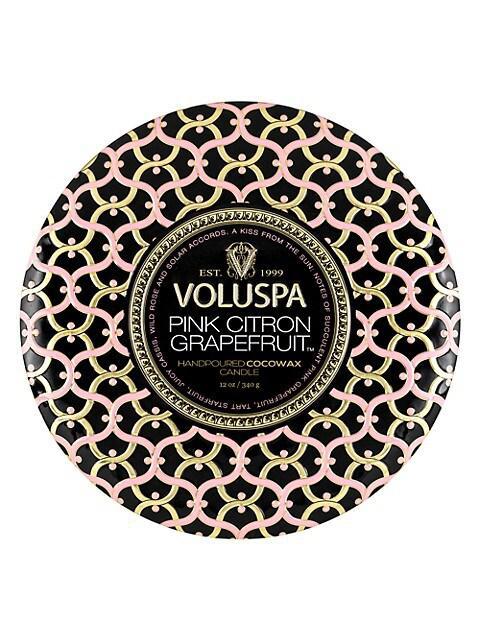 商品Voluspa|Citron Grapefruit 3-Wick Tin Acetate,价格¥189,第1张图片