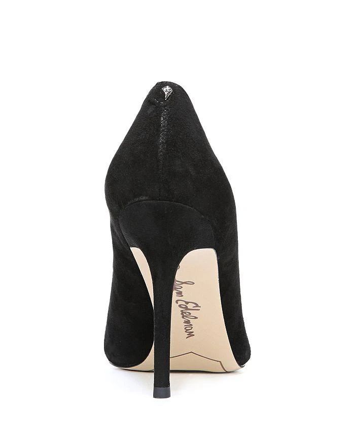 商品Sam Edelman|Women's Hazel Suede Pointed Toe Pumps,价格¥893,第4张图片详细描述