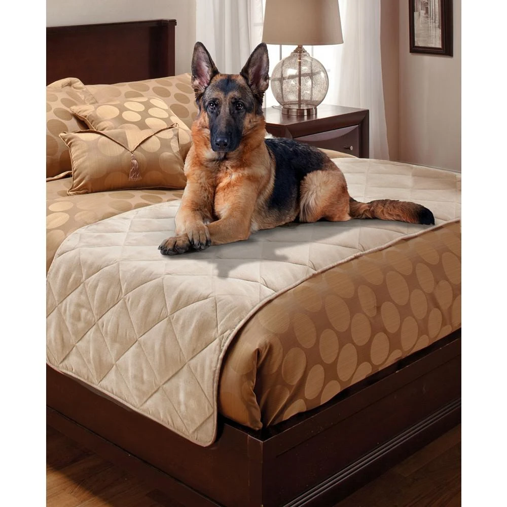 商品P/Kaufmann Home|Pet Pals Quilted Faux Suede Twin Bed Protector,价格¥271,第3张图片详细描述