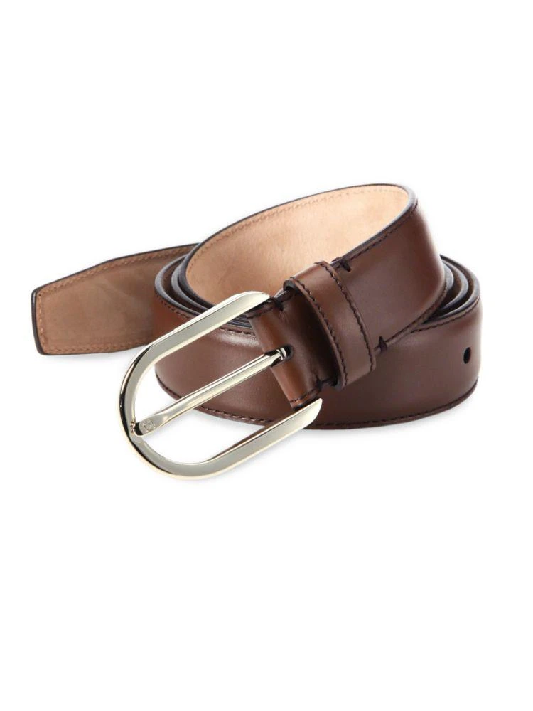 商品Bally|Calf Leather & Metal Belt,价格¥1277,第1张图片