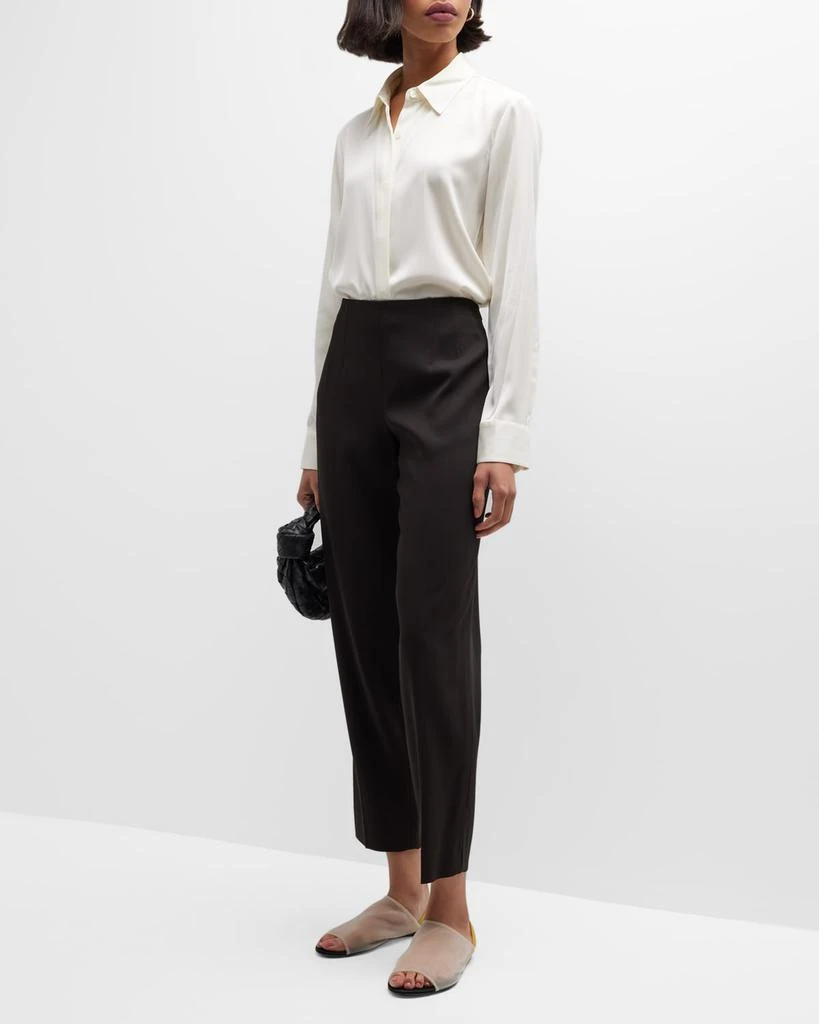 商品Theory|Sunaya Stretch Silk Button-Down Blouse,价格¥1429,第3张图片详细描述